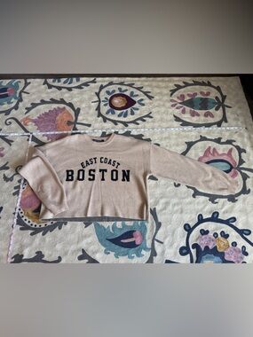 East Coast Boston Crewneck Sweater - Beige